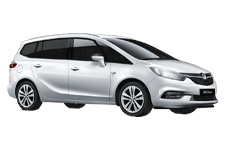 Car Hire Portsmouth - Vauxhall Zafira 7-Seater - Minibus hire Portsmouth